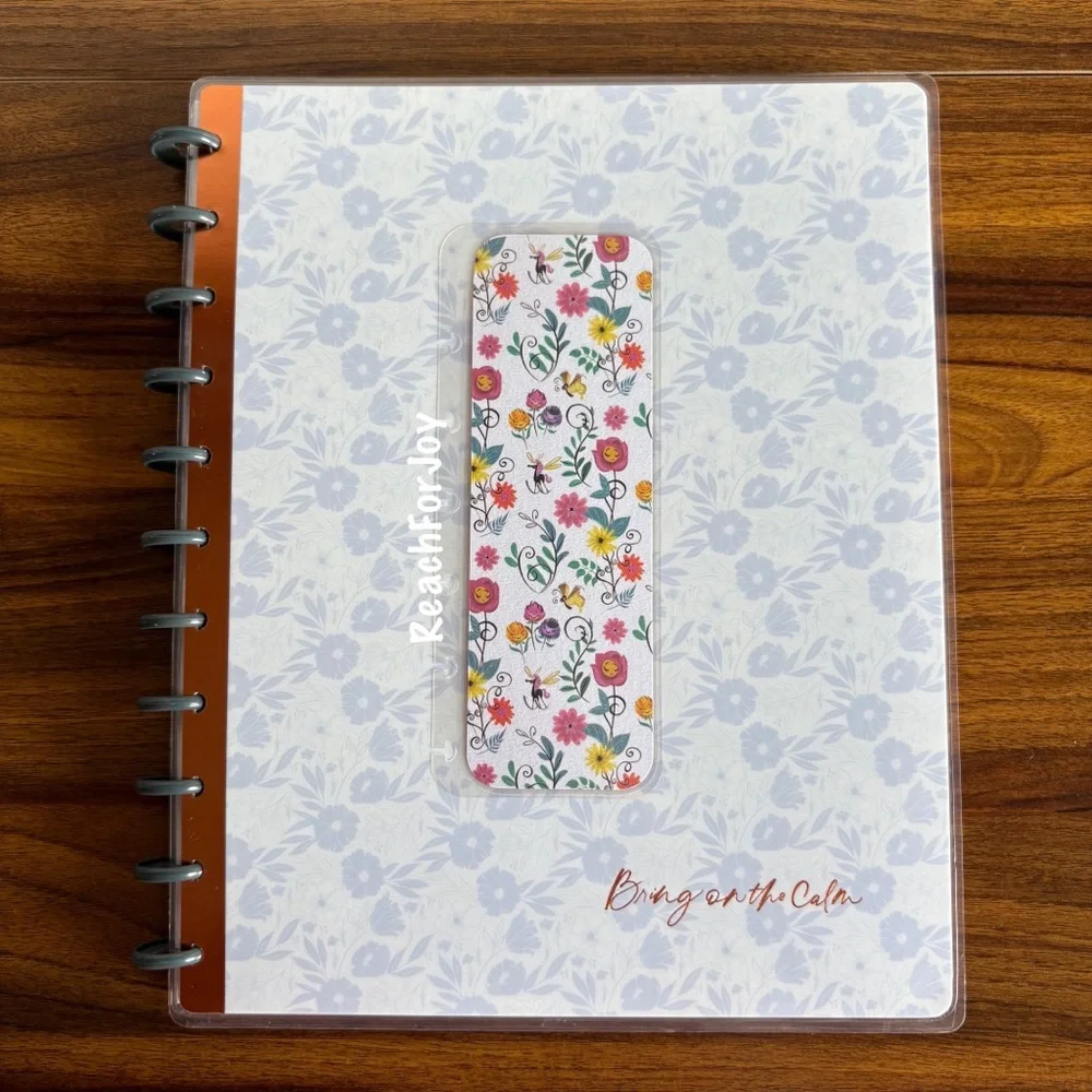 Happy Planner Bookmark Alice In Wonderland Disney Page Holder Handmade Flowers